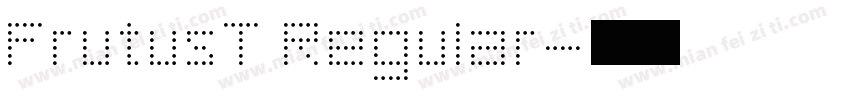 FrutusT Regular字体转换